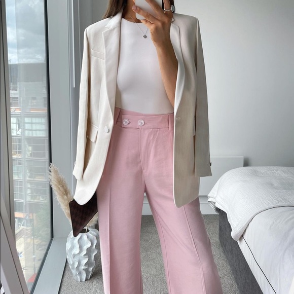 Zara Menswear Style Trousers with Cross Wrap Button - Picture 11 of 16